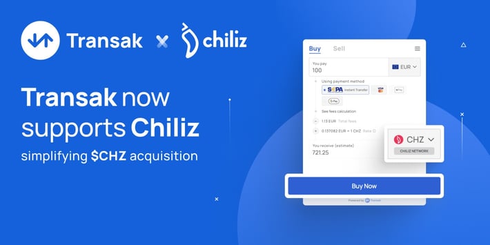 Transak x chiliz